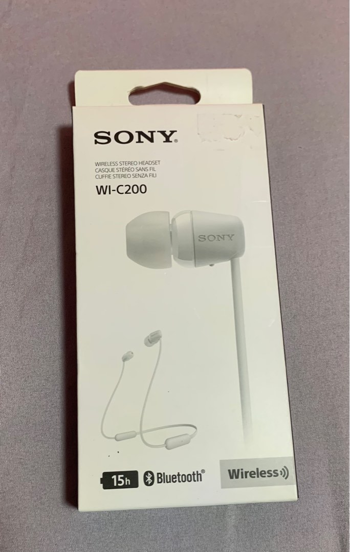 Sony WI-C200, Audio, Earphones on Carousell