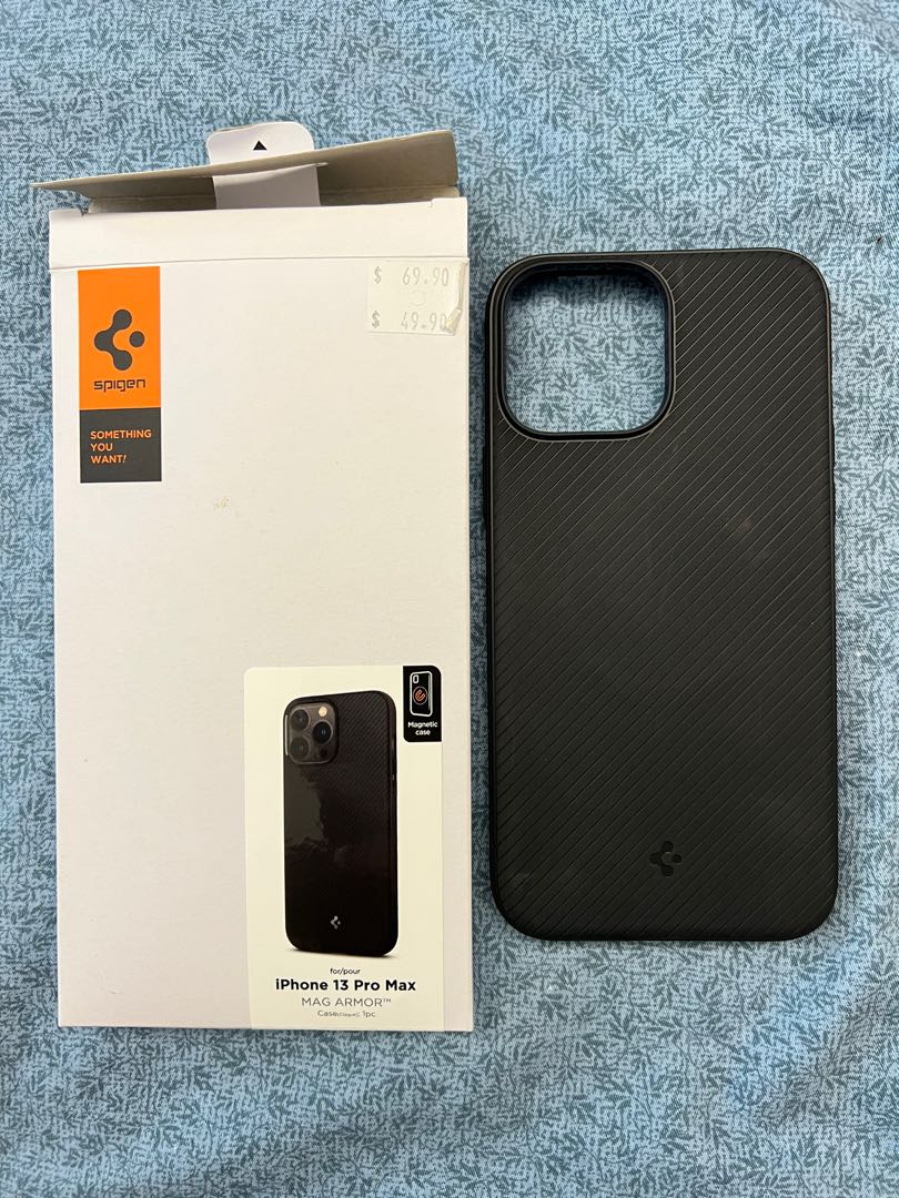 Spigen Mag Armor iphone 13 pro max case, Mobile Phones & Gadgets, Mobile & Gadget Accessories