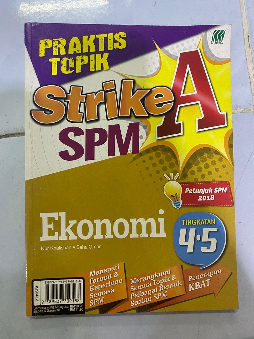 SPM EKONOMI (Category: Textbooks) located in Ipoh. Submitted by beyely (Listing ID 1184375813, Image 1). Description: Praktis Topik SPM Ekonomi Brand new Np: 22.