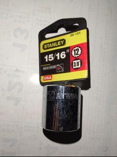 STANLEY  88-181 3/8" Drive 15/16" 12-point Standard Socket