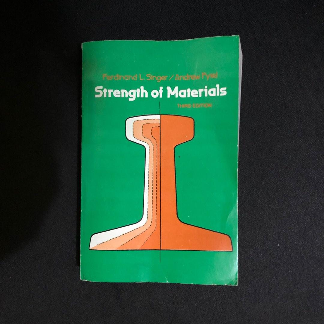 Strength of Materials by Ferdinand Singer and Andrew Pytel 3rd Edition, Hobbies & Toys, Books
