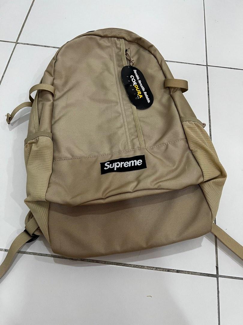 SUPREME SS18 BACKPACK TAN