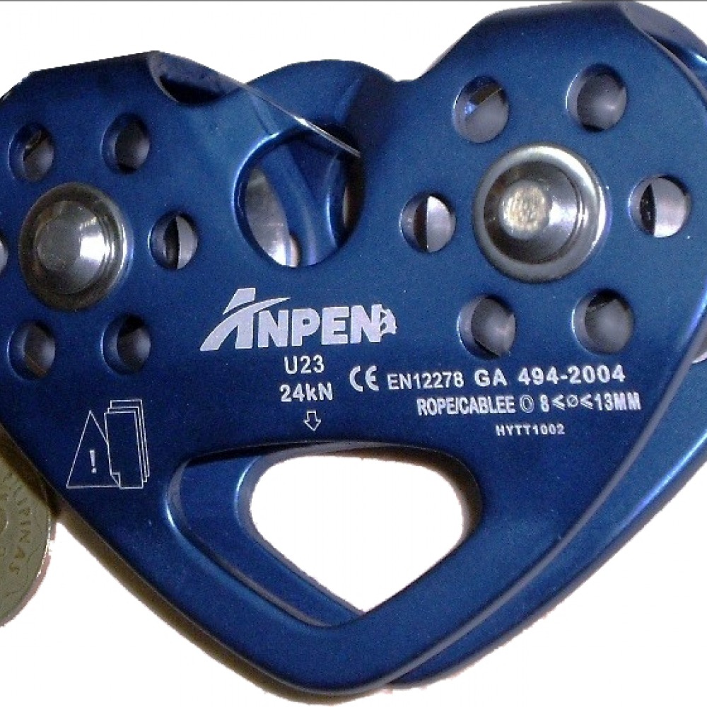 Tandem Double Pulley for Ropes and Cables U23, Sports Equipment, Other