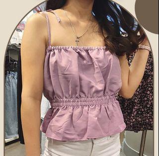 Tank top karet lilac