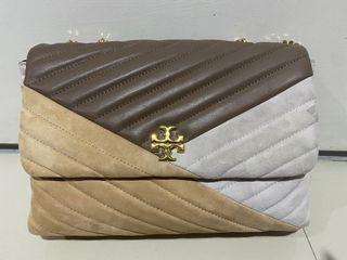 TB kira chevron mix suede