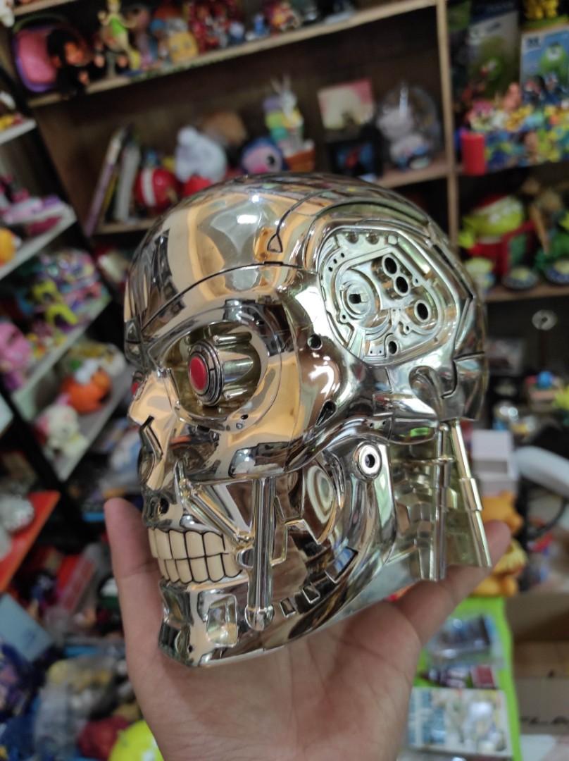 Terminator Head Bucket, Hobbies & Toys, Memorabilia & Collectibles, Fan ...