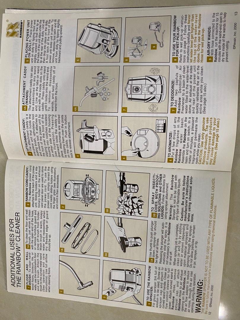 The Rainbow Cleaning System, TV & Home Appliances, Vacuum Cleaner