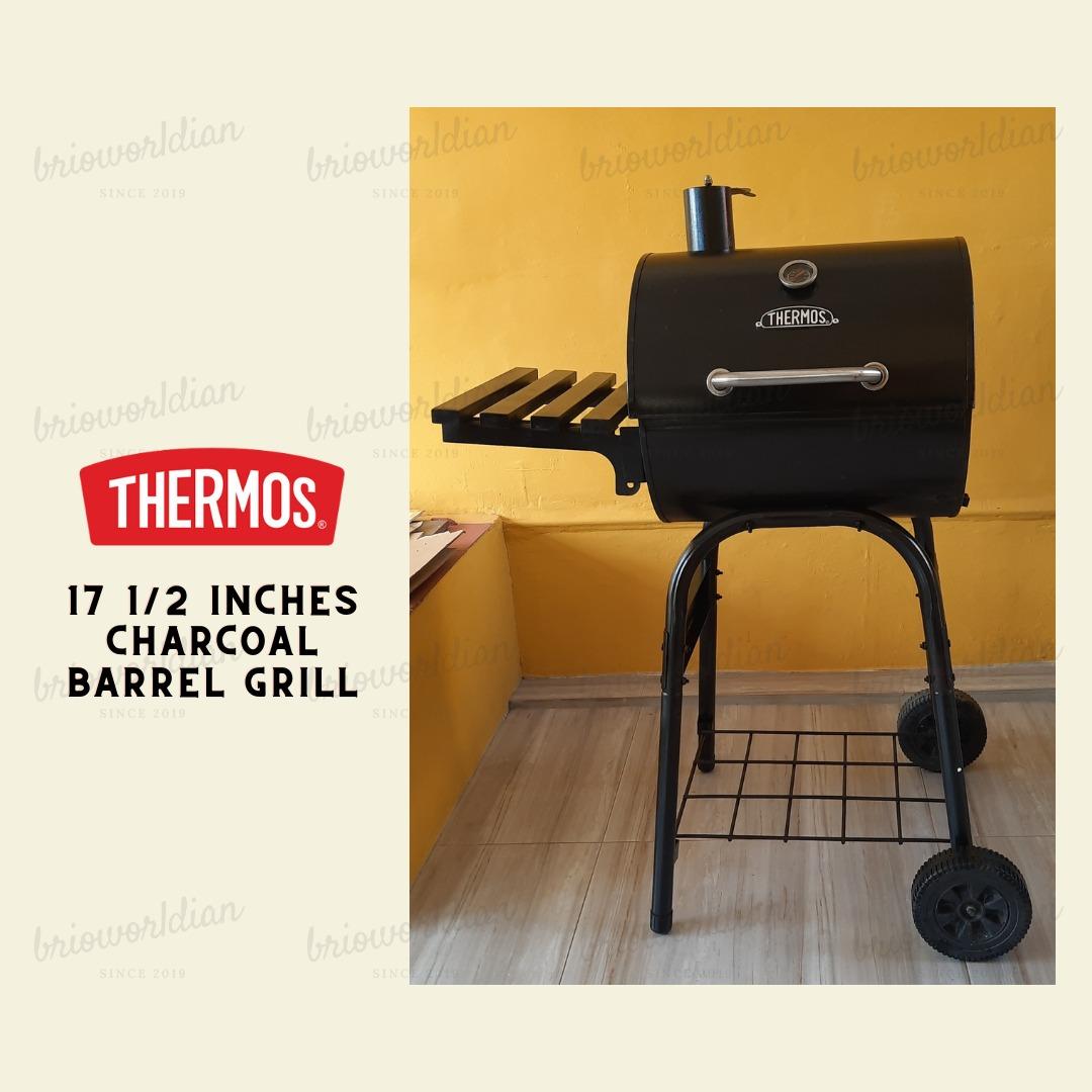 Thermos Charcoal Barrel Grill, TV & Home Appliances, Kitchen Appliances