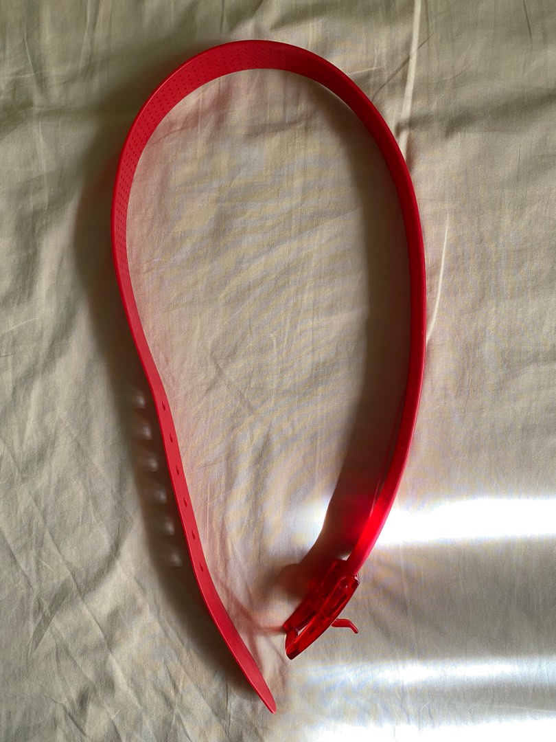 Thick Red Belt, Men's Fashion, Watches & Accessories, Belts on Carousell