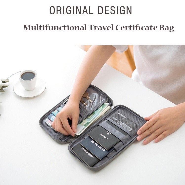 Cards / Documents / Passport Travel Organizer (Category: Wallets & Card holders) located in Quezon City. Submitted by fabloves (Listing ID 1184341721, Image 3). Description: Brand new. Very handy. Color: Black.