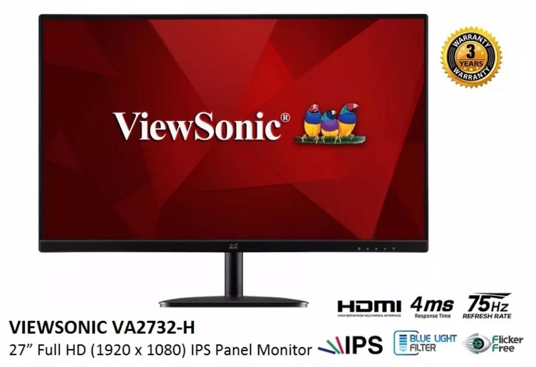 Viewsonic 27 inch IPS monitor 100hz AMD freesync, Computers & Tech ...