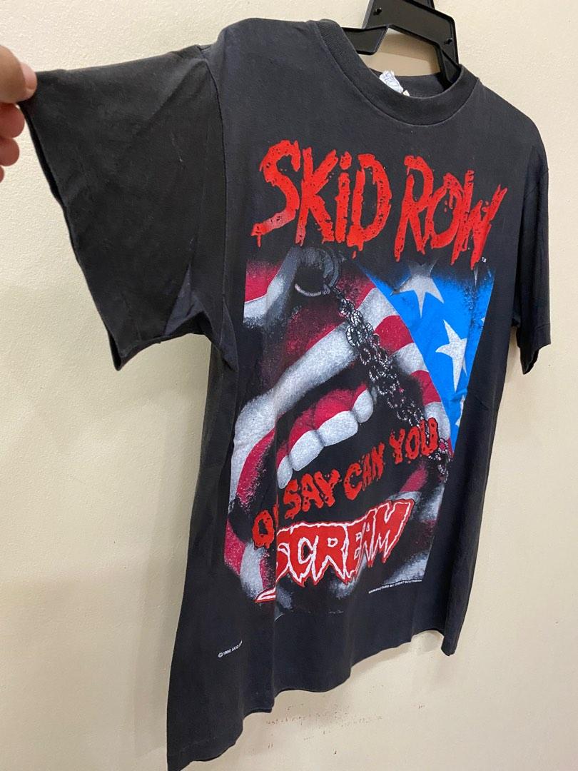 Vintage 90s Skid Row Band Live Concert Tshirt