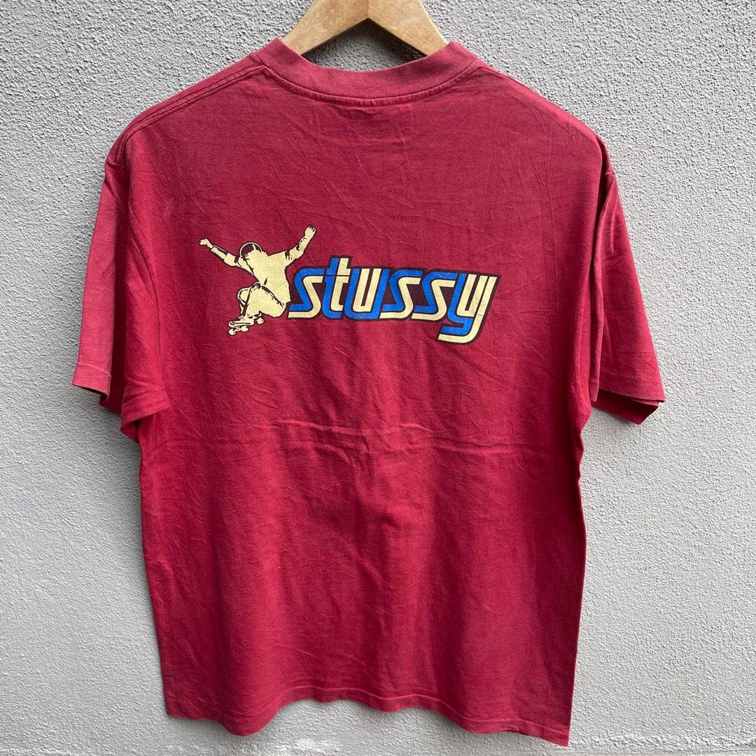 oldステューシーレイヤードTシャツ USA製 90s OLD STUSSY ステューシー
