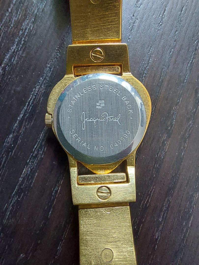 Jacques farel gold ladies watch best sale