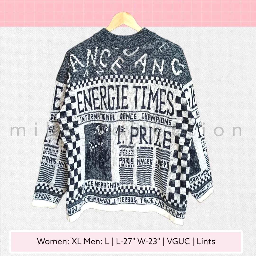 Newspaper clearance print sweater