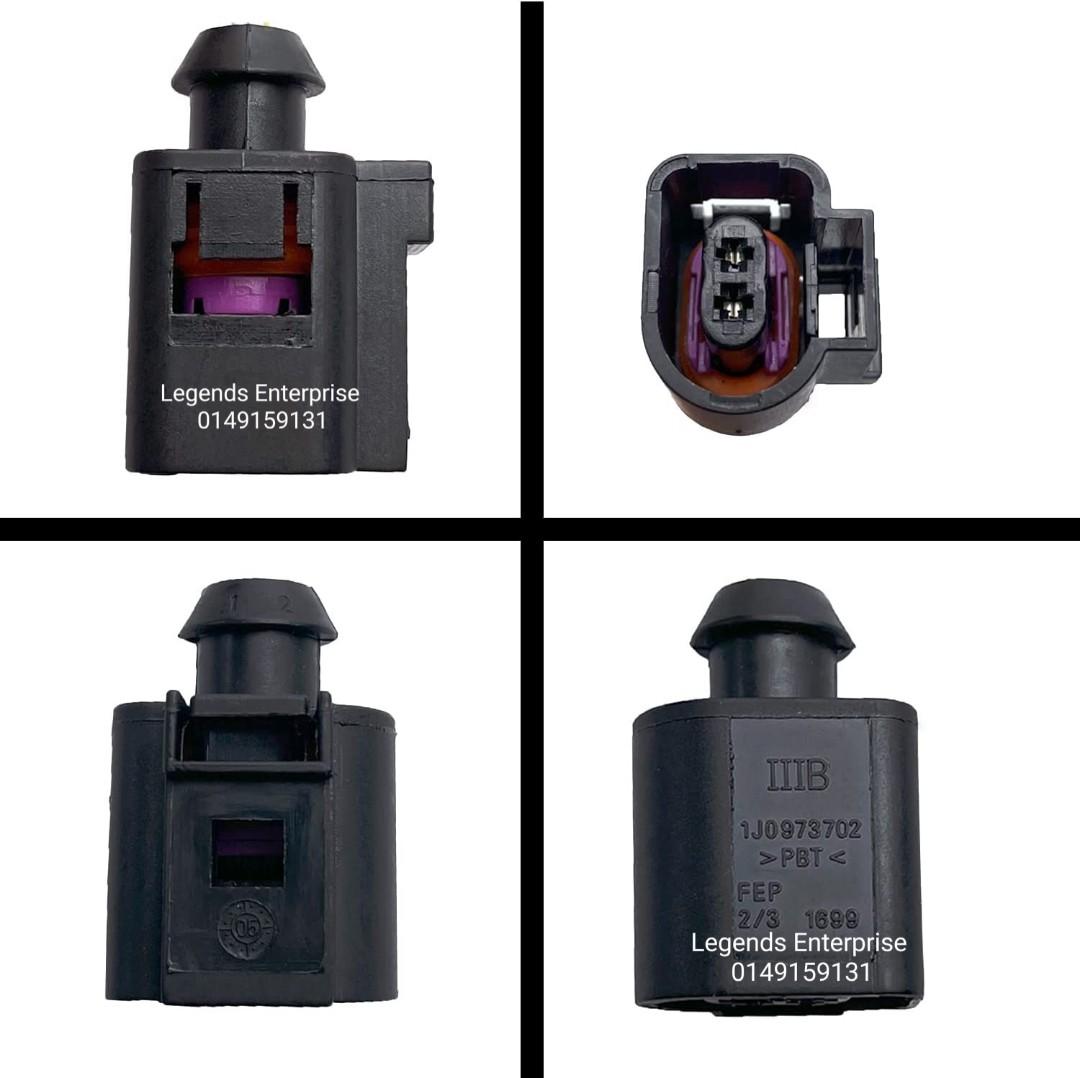 Volkswagen Audi Electrical Connector Housing - 2 Pin Cable Repair Set ...