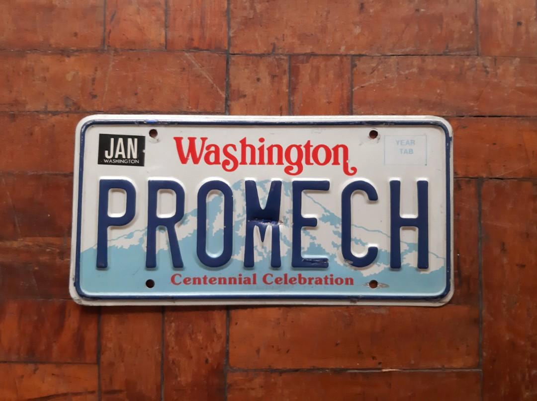Washington vanity license plate., Hobbies & Toys, Memorabilia