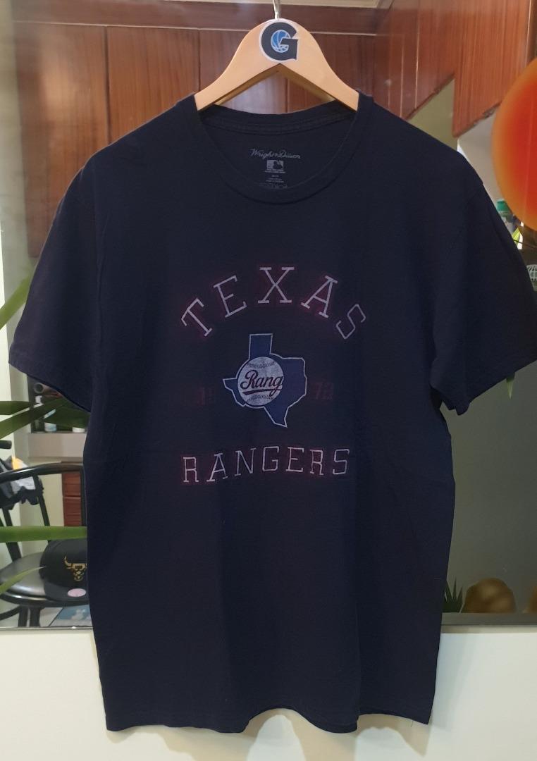 Wright & Ditson MLB Texas Rangers Navy Blue Shirt, Men's Fashion
