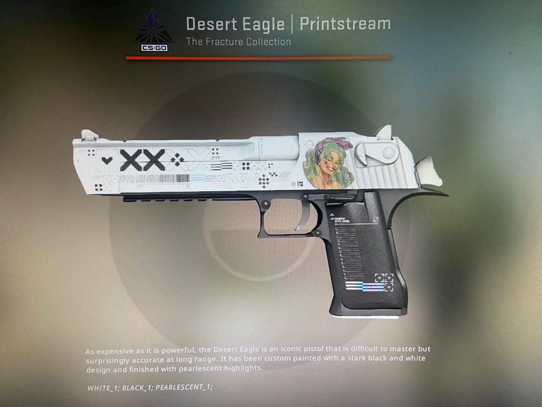 WTS Desert Eagle Printstream MW w Sticker (Holo) CSGO SKINS, Video