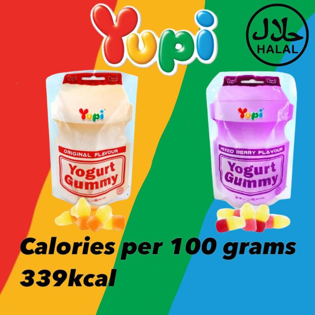 Yupi Yogurt Gummy Ori Permen Import Malaysia Halal Original / Mixed