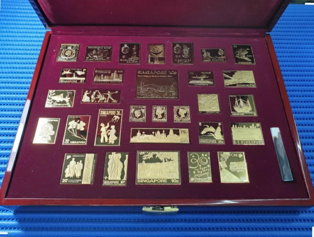 1995 The Singapore Collection. 30X Ingots of Singapore Postage Stamps