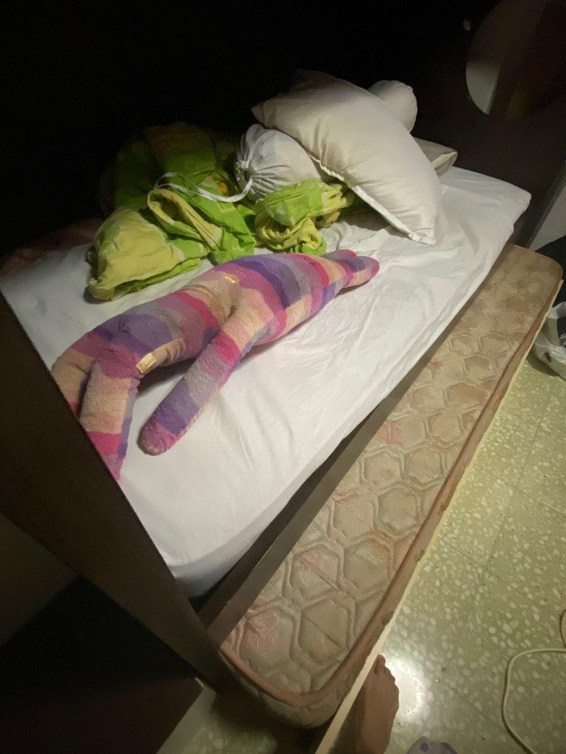 2+1 Pull Out Bed Frame with Stairs Storage., Furniture & Home Living