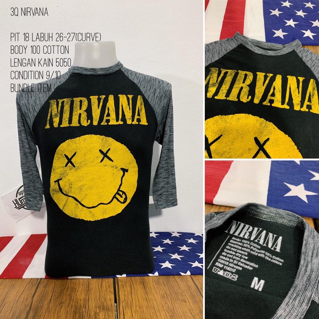 Nirvana Bleach T-Shirt (S), Men's Fashion, Tops & Sets, Tshirts & Polo  Shirts on Carousell