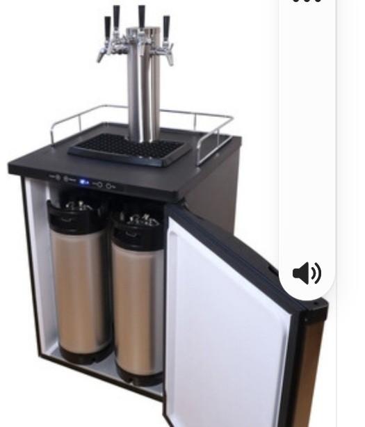 4 Tap Kegerator Draft Beer Dispenser, Food & Drinks, Beverages on