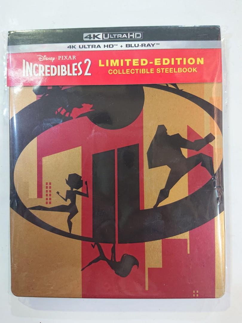 限量港版鐵盒:4K+BD Incredibles 2, 興趣及遊戲, 音樂樂器& 配件, 音樂與媒體- CD 及DVD - Carousell