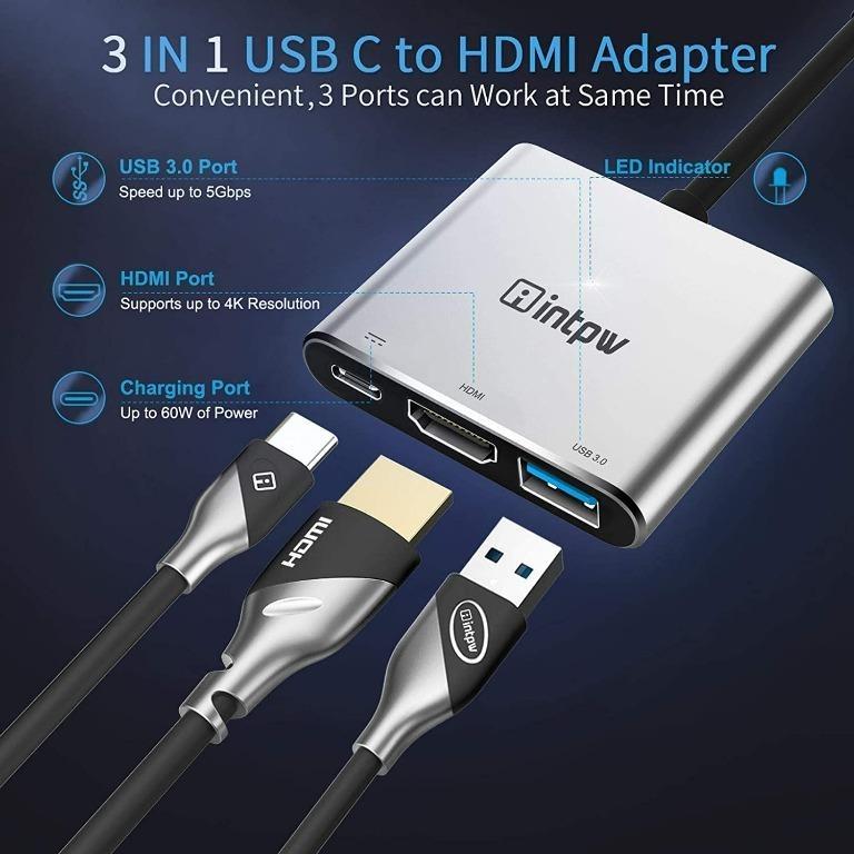 INTPW USB C to HDMI Adapter for Nintendo Switch – intpw