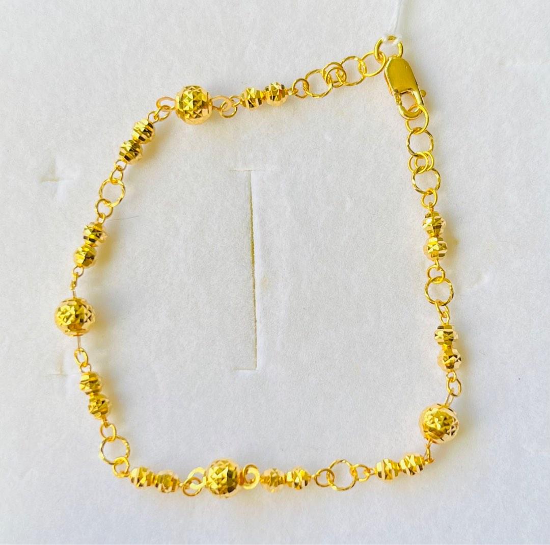 Real gold beads sales for jewelry making