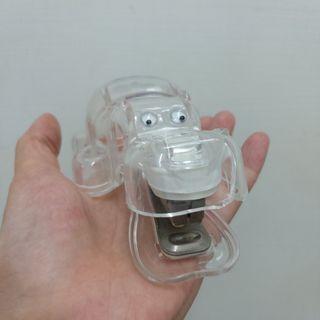 超級可愛透明河馬釘書機