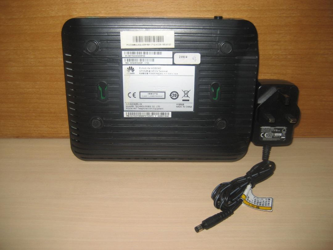 🌟🌟🌟 💯%原裝 HUAWEI 華為 EchoLife HG8040 光纖 Modem Router 連 【原裝】火牛 🔯 請睇 