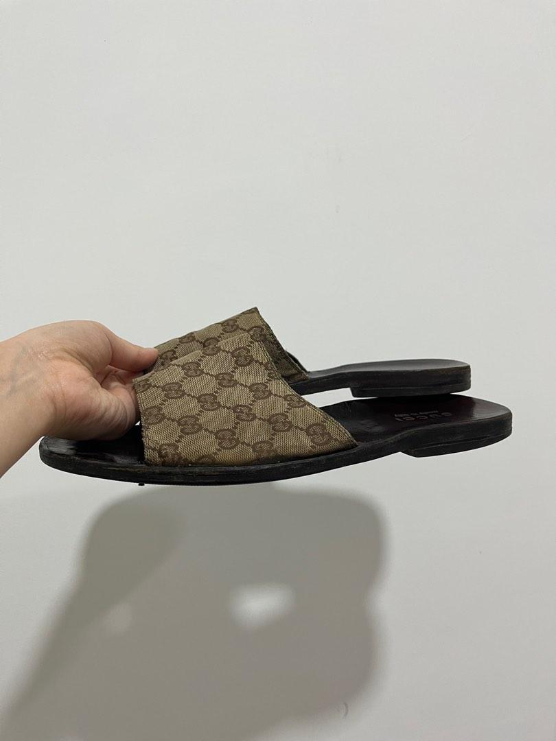 Authentic Gucci slides GG monogram Men s Fashion Footwear