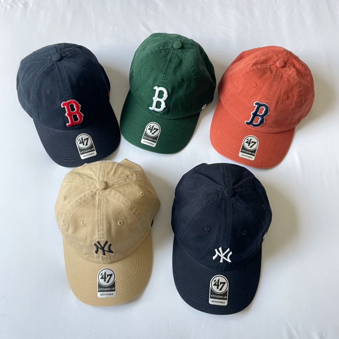 日本BEAMS X 47 Brand MLB New York Yankee 紐約洋基主題帆布刺繡LOGO 