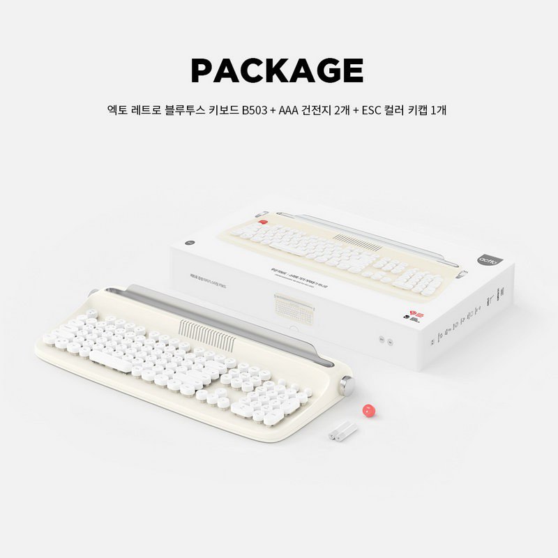 Actto Retro Bluetooth Keyboard B503, Computers & Tech, Parts ...