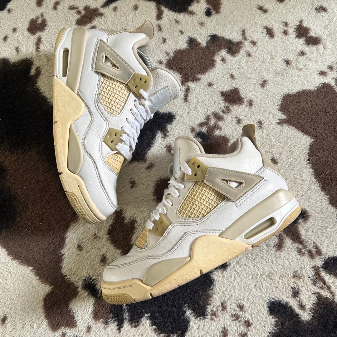 Jordan 4 linen mens store