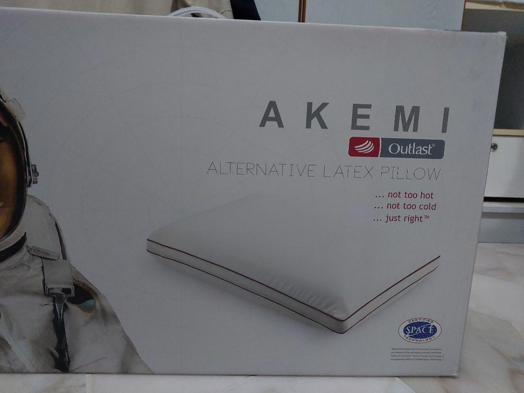 (BNIB) Akemi Outlast Latex Pillow, Furniture & Home Living, Bedding
