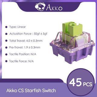 Akko Starfish Switches (2 boxes/90 pcs)