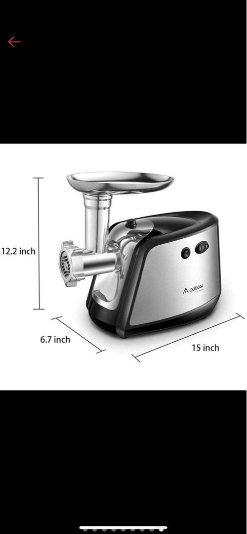 Aobosi Electric Meat Aobosi Grinder 3in1, TV & Home Appliances