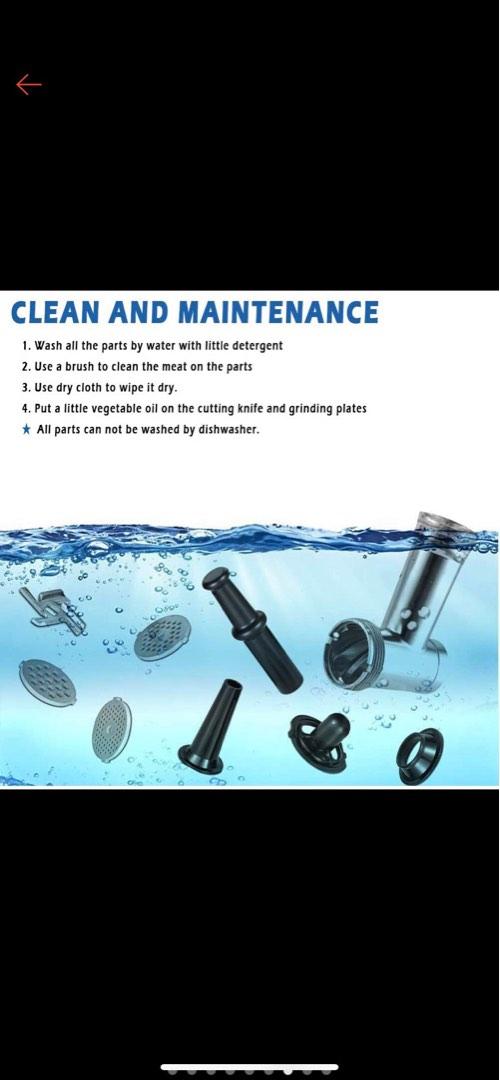 Aobosi Electric Meat Aobosi Grinder 3in1, TV & Home Appliances