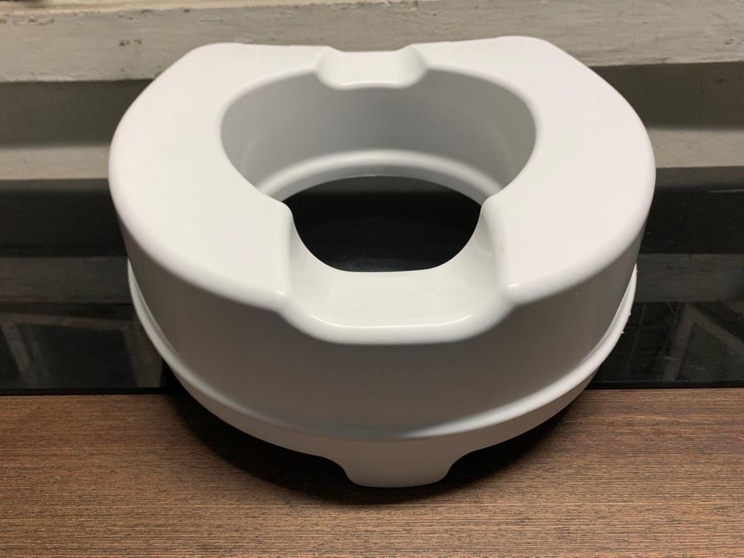 AquaSense Toilet Seat Riser for Standard Bowl 4" High, Health