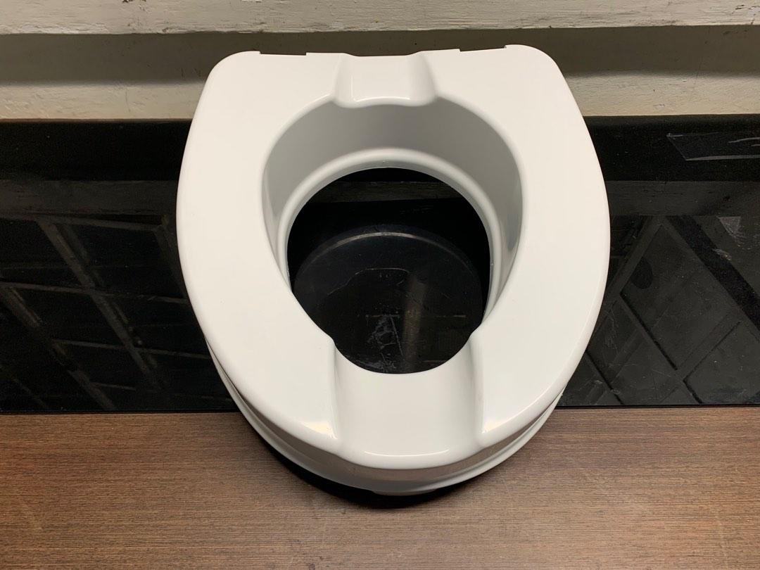 AquaSense Toilet Seat Riser for Standard Bowl 4" High, Health