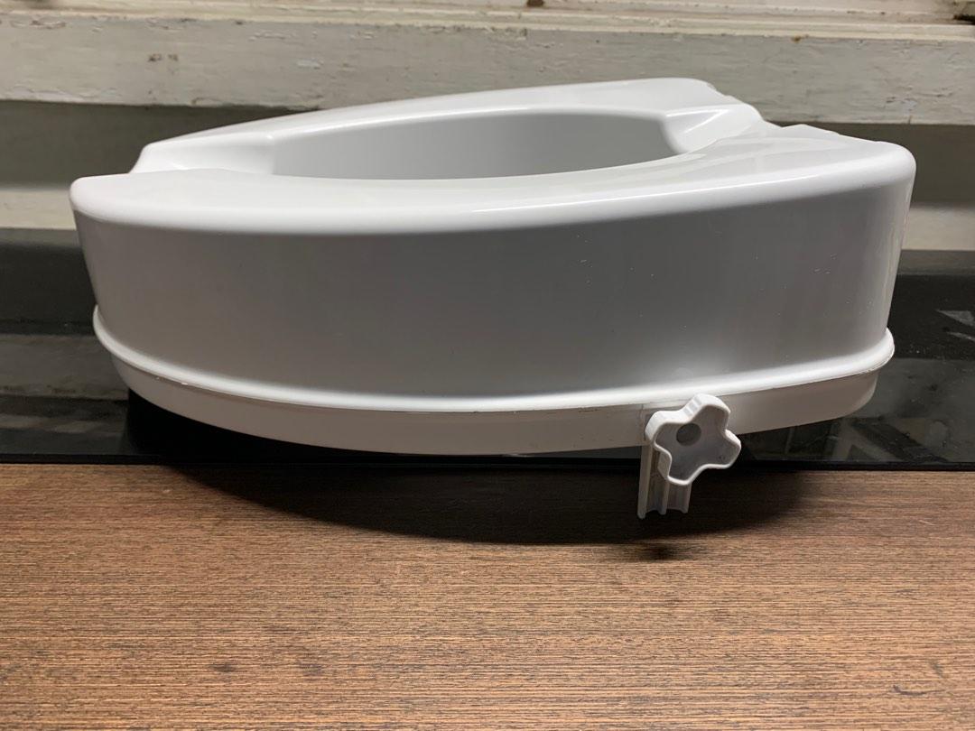 AquaSense Toilet Seat Riser for Standard Bowl 4" High, Health