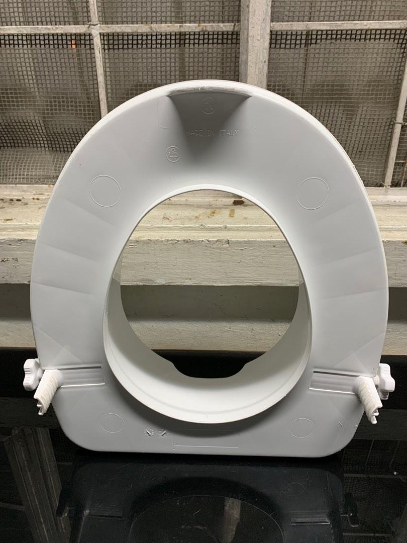 AquaSense Toilet Seat Riser for Standard Bowl 4" High, Health