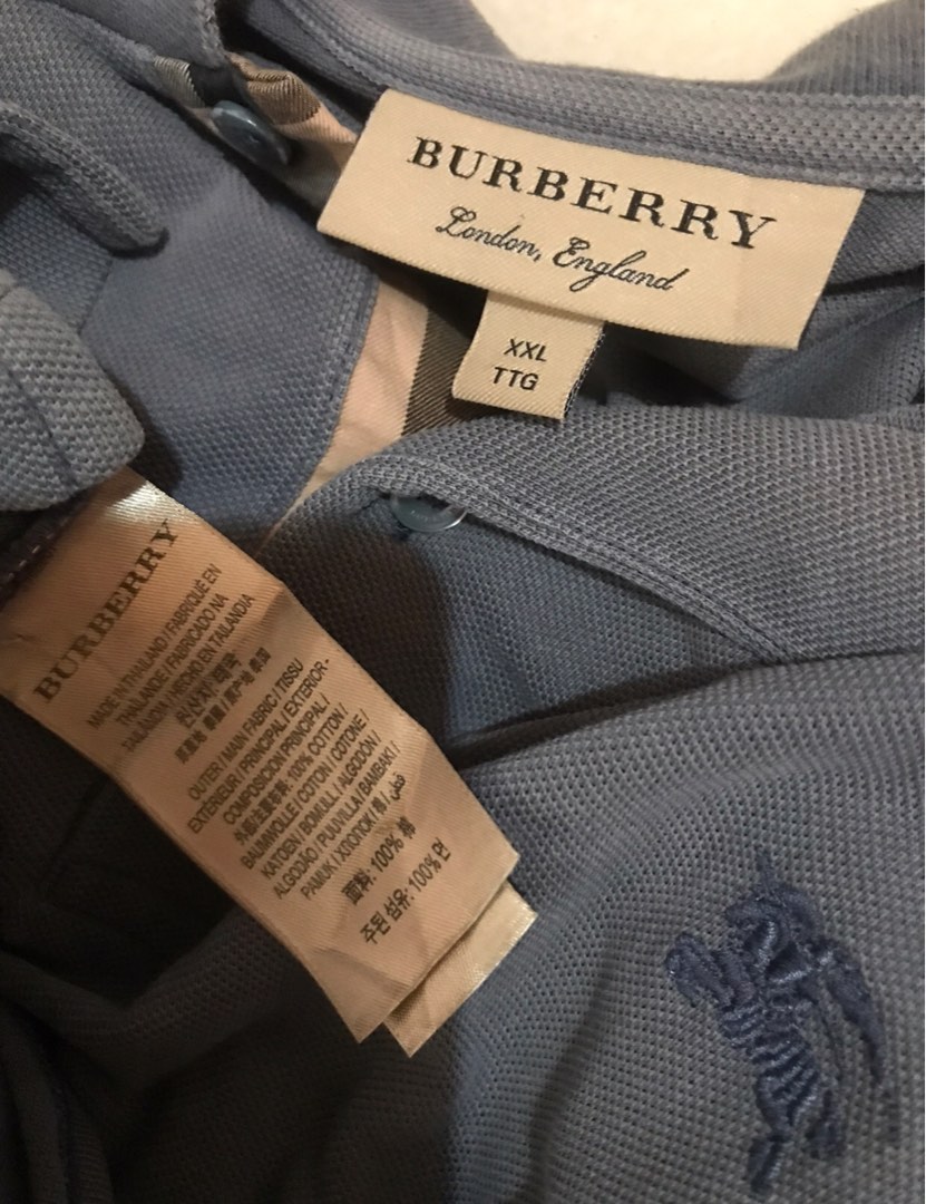 Authentic burberry brand polo shirt?, Men's Fashion, Tops & Sets, Tshirts  & Polo Shirts on Carousell