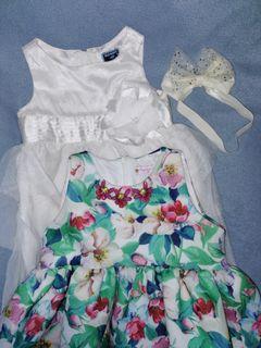 Baptismal gown and birthday dress