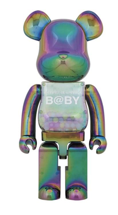 Bearbrick my first baby clear ver. 1000% black chrome, 興趣及遊戲