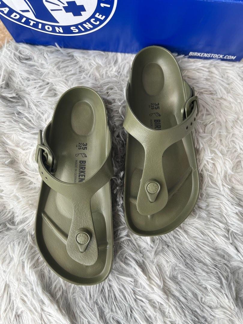 Birkenstock Gizeh Eva Khaki Men s Fashion Footwear Shoe inserts