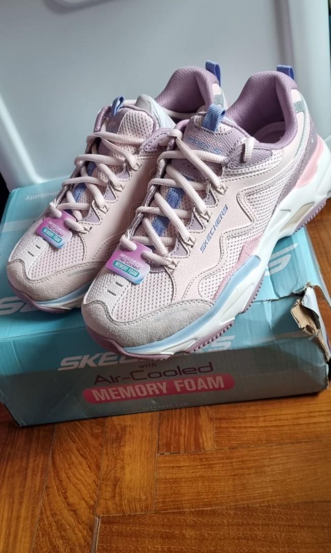 Skechers air cooled memory foam lavender cheap